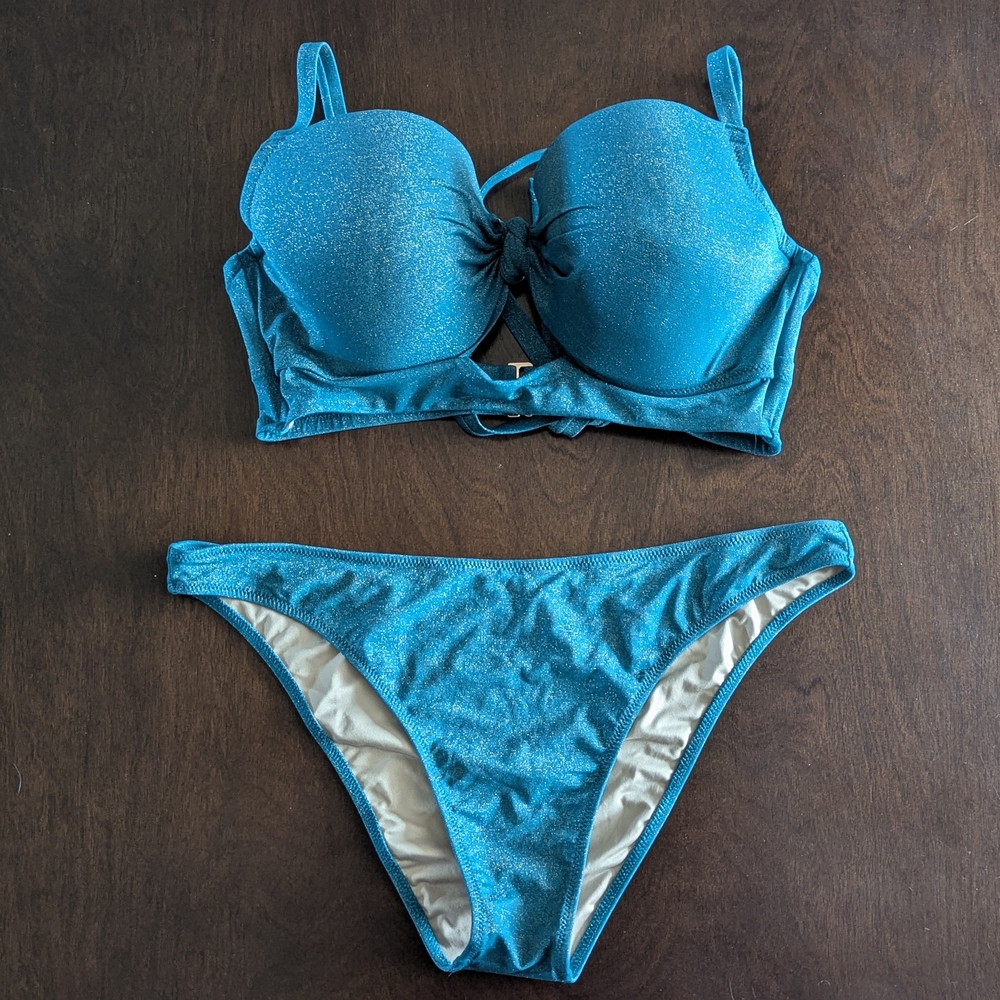Blue Bikini Set